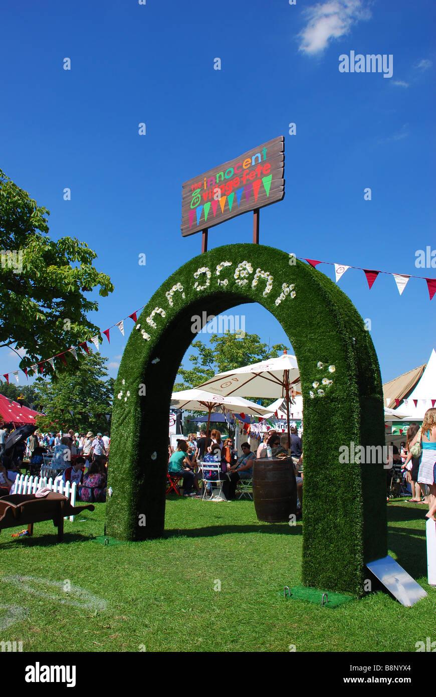 Innocent Smoothie Sommerfest im Hyde Park, London Stockfoto