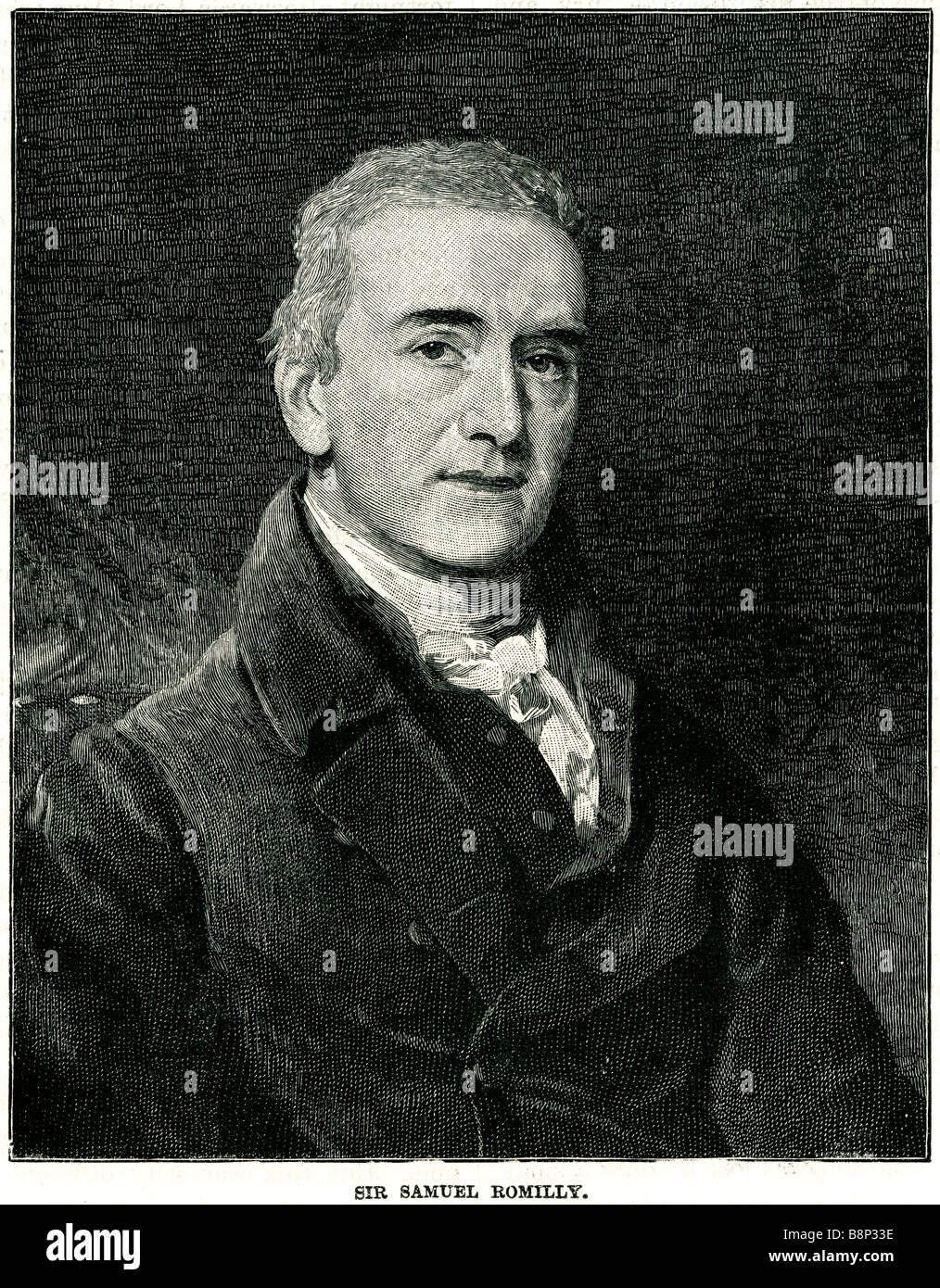 Sir Samuel Romilly 1. März 1757 2. November 1818 englischen rechtlichen Reformer Stockfoto