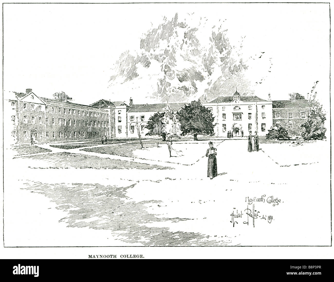 Maynooth College St. Patricks nationalen Seminar Irland Universität 1840 Stockfoto