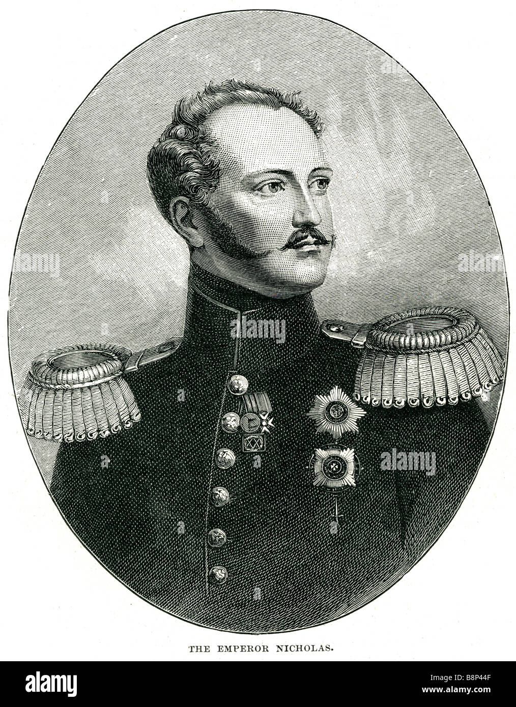 Zar Nikolaus i 1796 1855 Russland Russische König Stockfoto