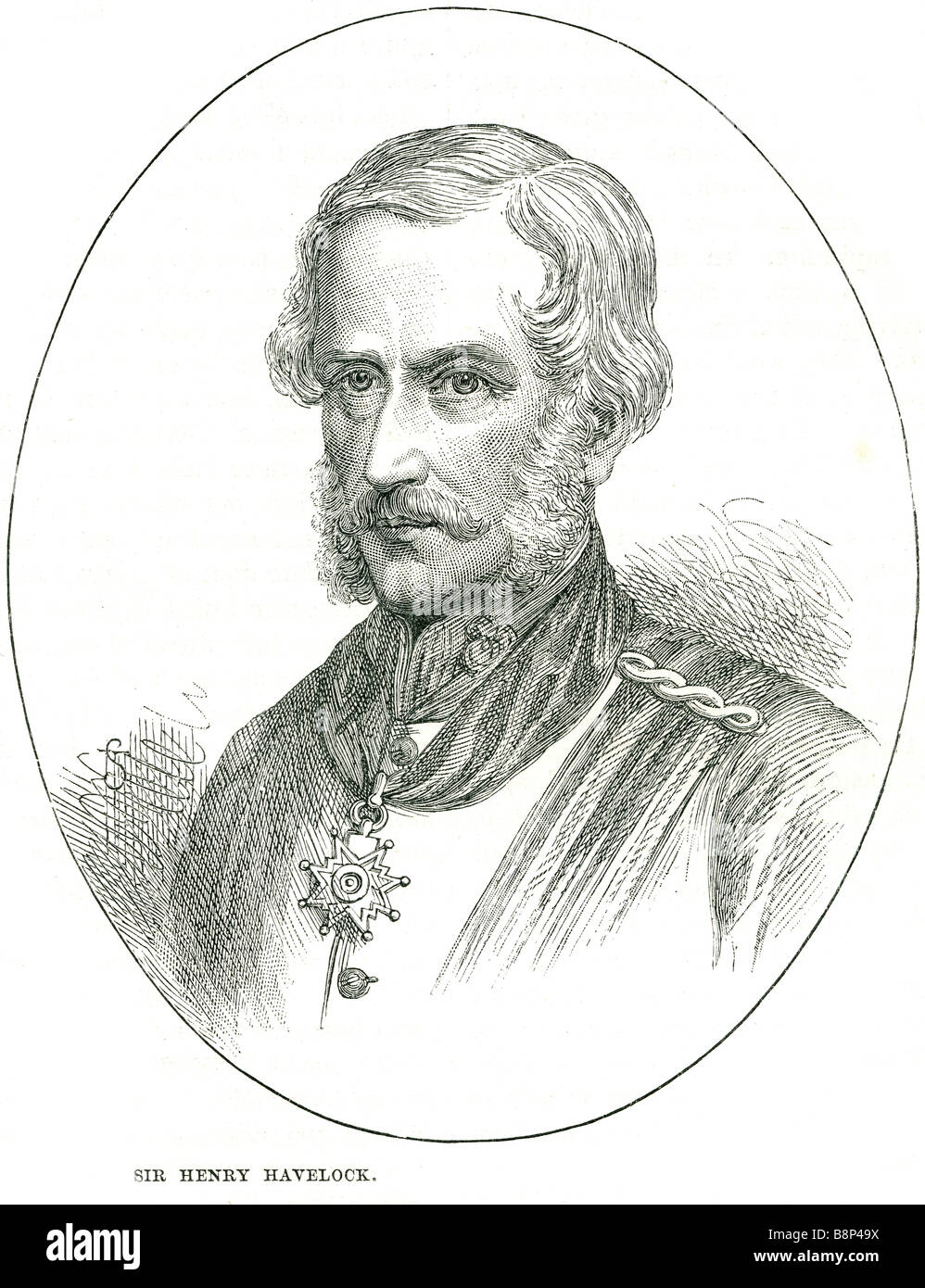 Major-General Sir Henry Havelock 1795 1857 britischen indischen Aufstand von 1857 Stockfoto