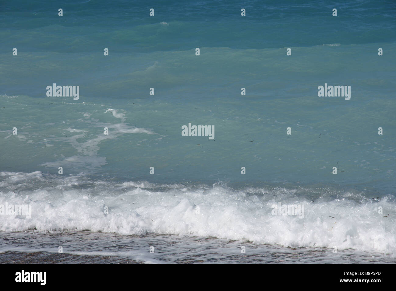 Wellen am Strand Rhodos Griechenland (c) Marc Jackson Photography Stockfoto