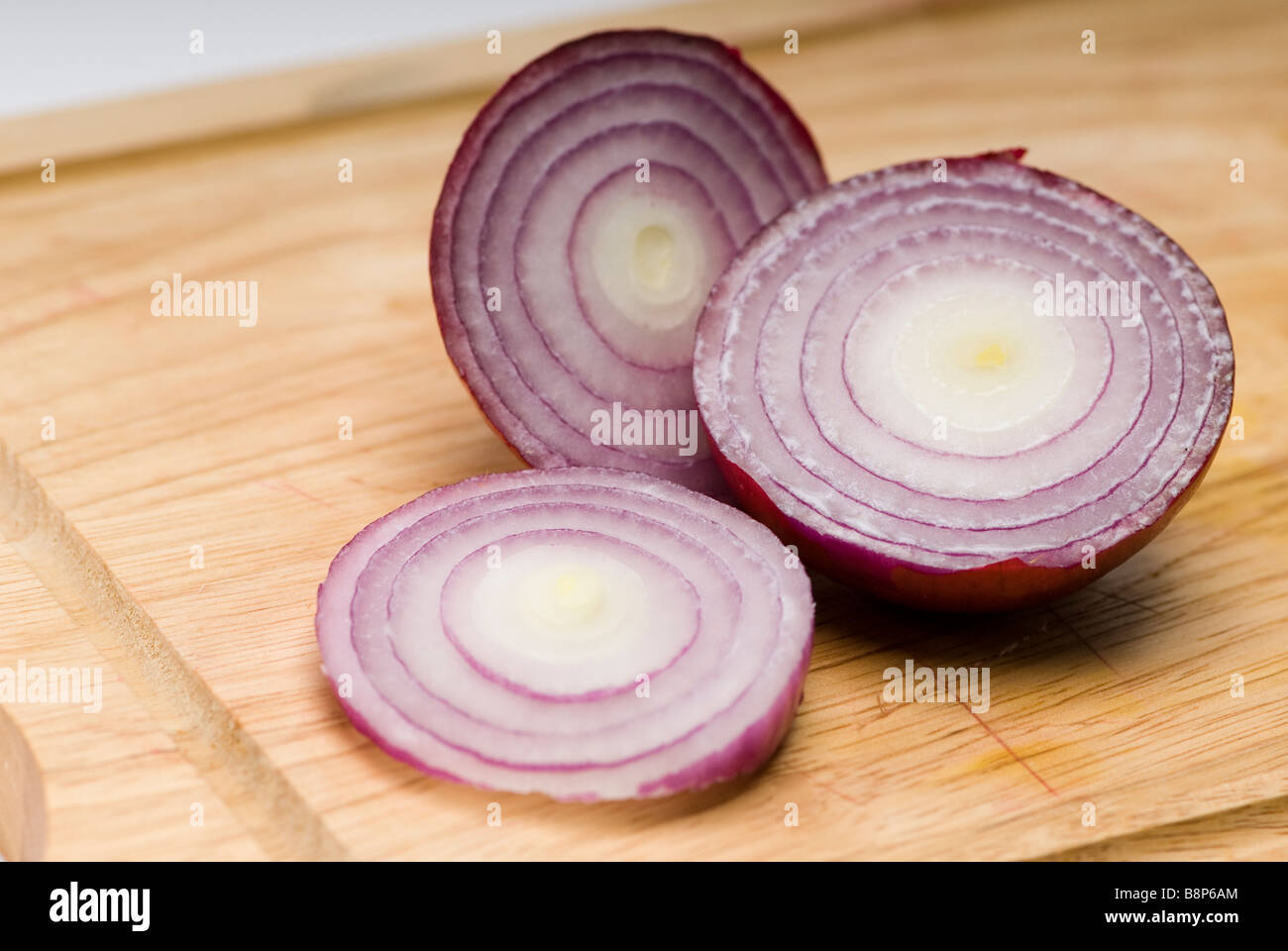 Rote Zwiebel Stockfoto