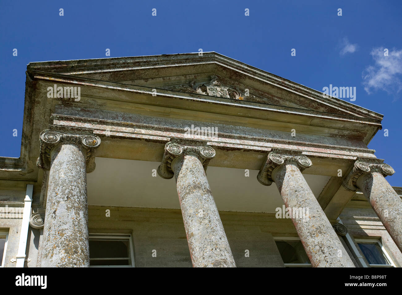 Klassischen Portikus Pythouse Wiltshire Stockfoto