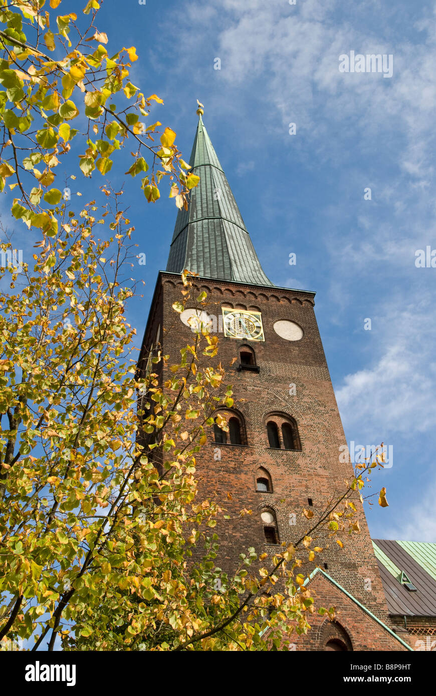 Arhus Kathedrale, Domkirke, Arhus, Dänemark. Stockfoto