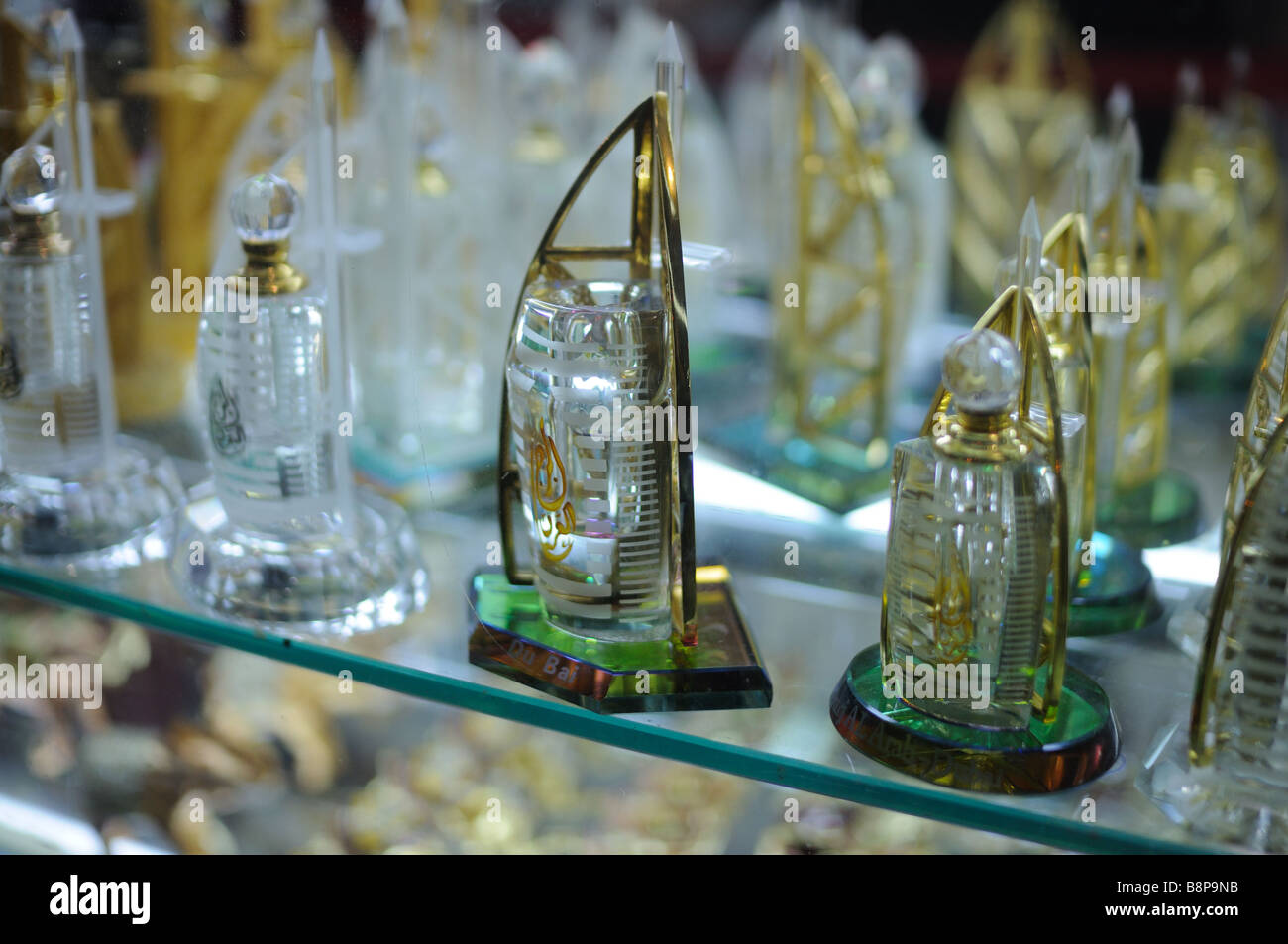 Souvenirs in Dubai, Vereinigte Arabische Emirate Stockfoto
