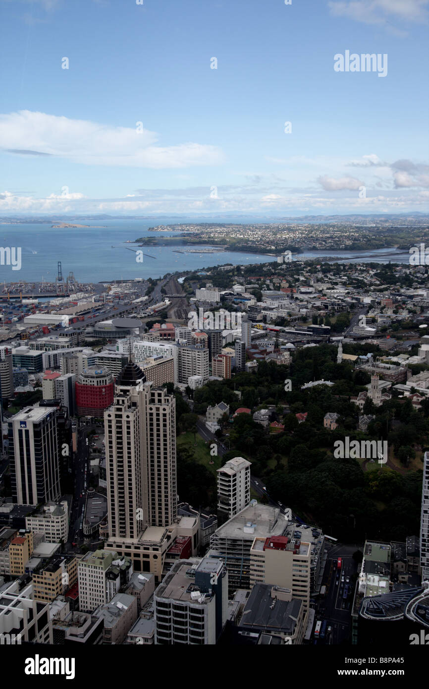 Luftaufnahme von Auckland Stockfoto