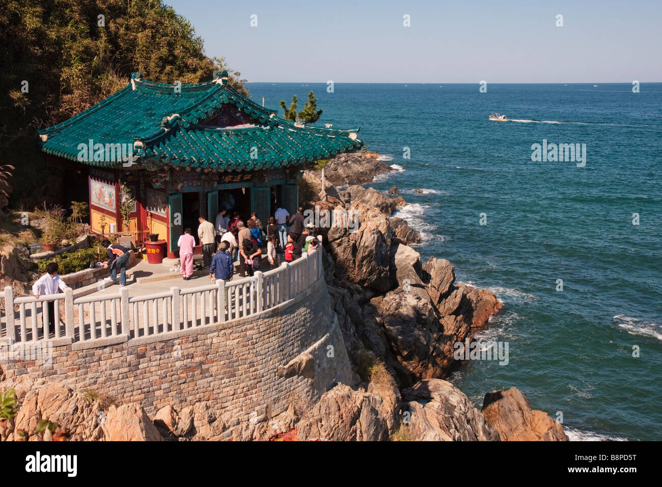 Hongyeon-am Pavillon in Naksan-sa, Gangwondo, Südkorea Stockfoto