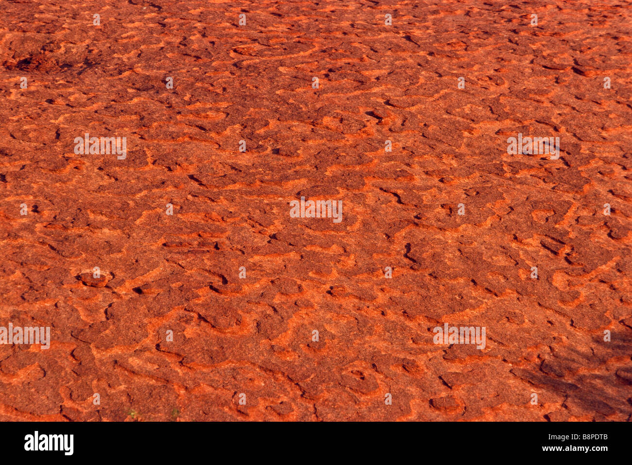 Detail, abgestoßene Granitfelsen Stockfoto