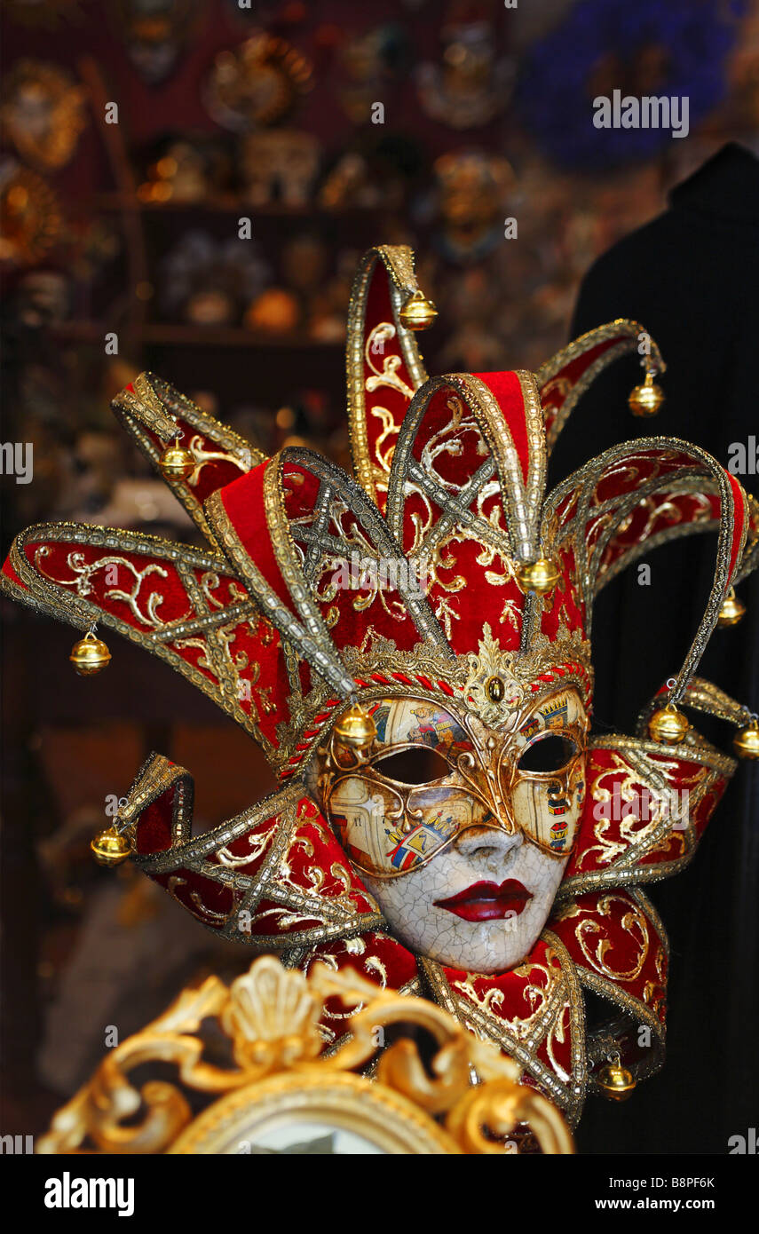 Venezianische Karneval Masken, Venedig, Italien Stockfoto
