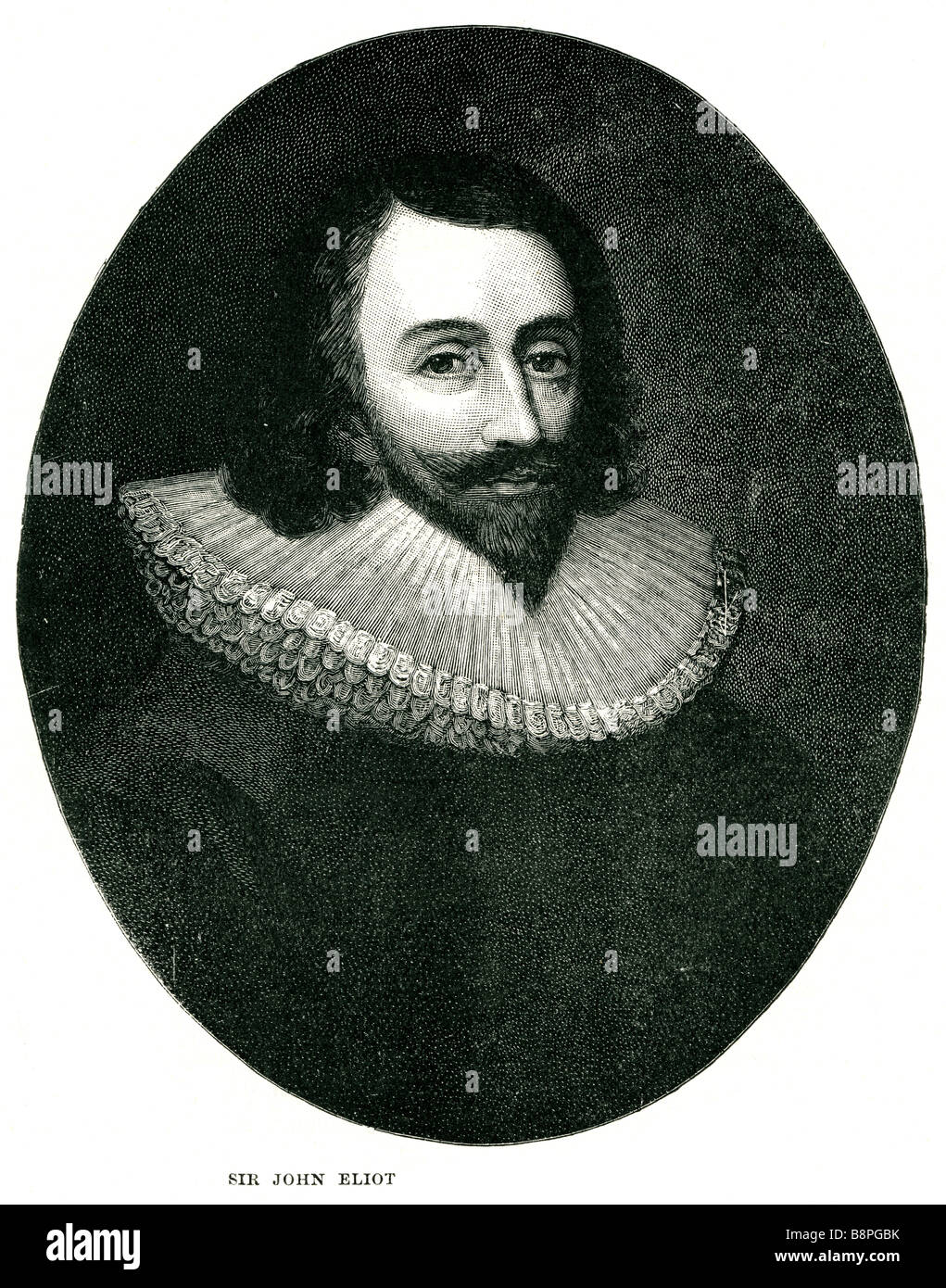 Sir John Eliot (11 April 1592 - 27. November 1632), englischer Staatsmann, Sohn von Richard Eliot (1546-22 Juni 1609) und Bridget Stockfoto