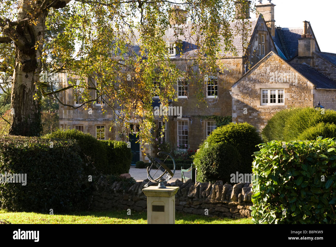 Adlestrop House in Cotswold Dorf von Adlestrop, Gloucestershire Stockfoto