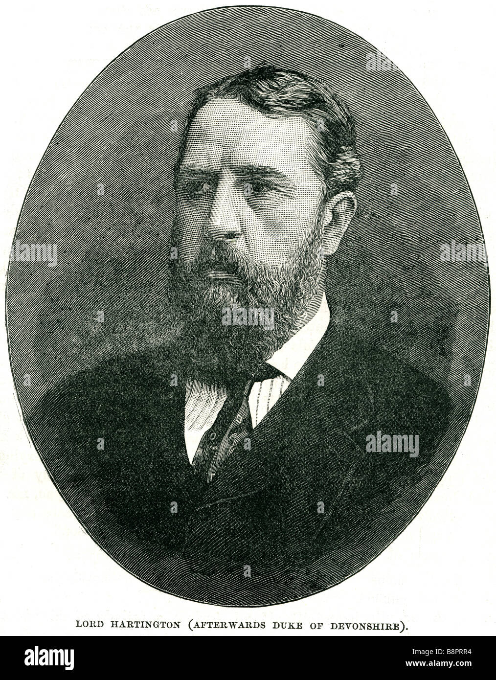 Herrn Harlington Duke Of Devonshire 1833 1908 Spencer Compton Cavendish britischer Staatsmann Stockfoto