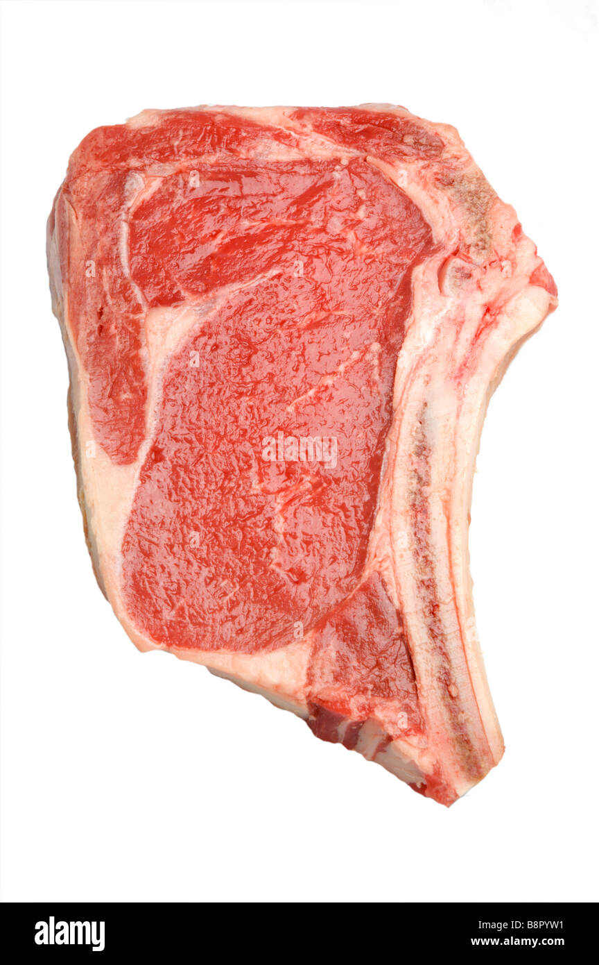 Beef Rib Steak Grillen Stockfoto