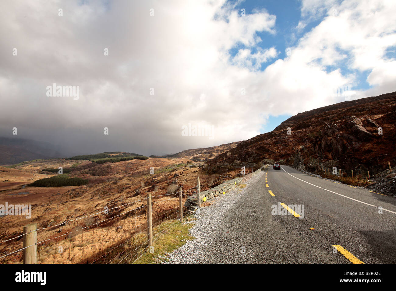 Panoramastraße in der Grafschaft Kerry Stockfoto