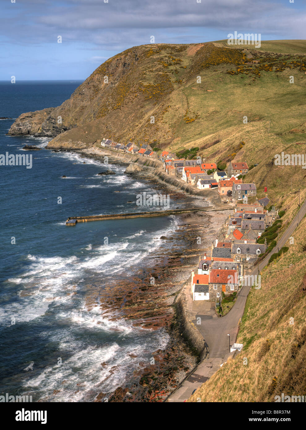 Crovie Schottland Stockfoto