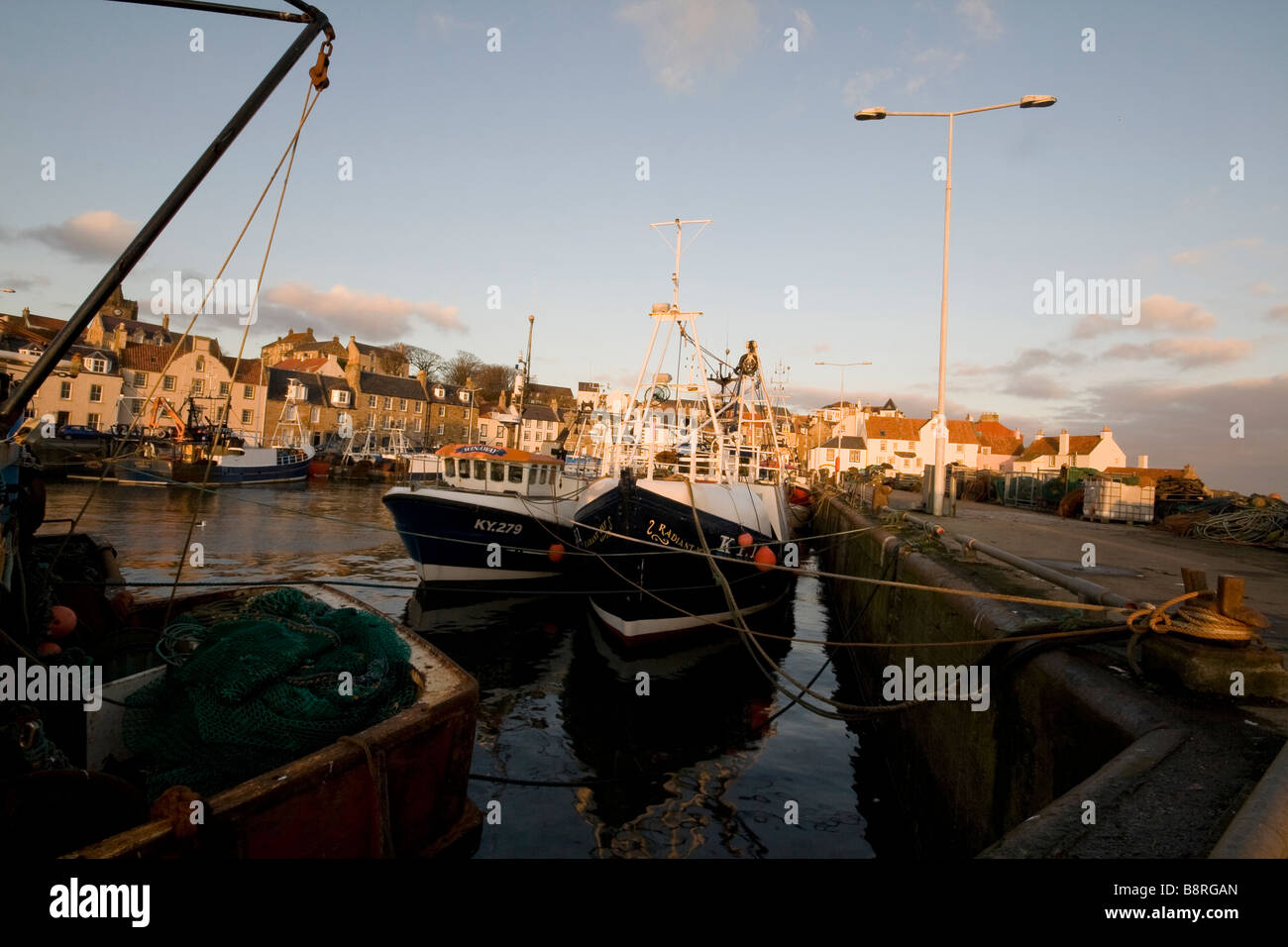 Pittenweem Hafen Stockfoto