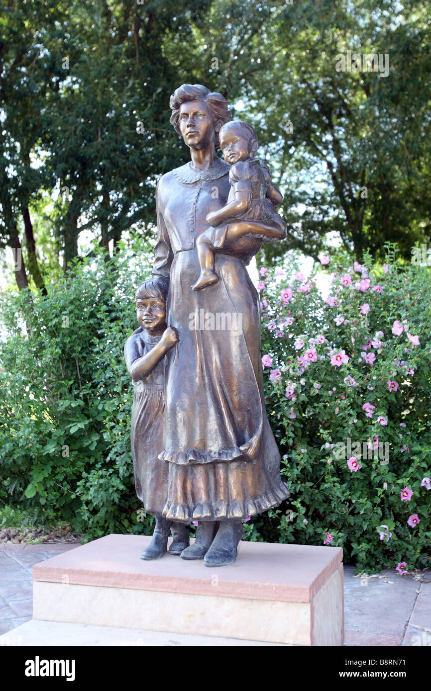 Denkmal für die Bergarbeiter im Frederick, Colorado Stockfoto