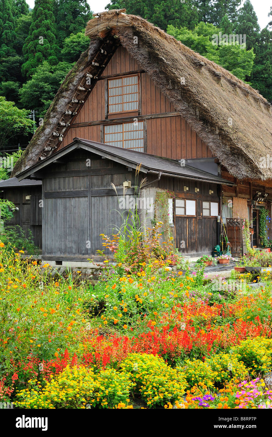 Kidoya Inn, Shirakawa-Go, Präfektur Gifu, Japan Stockfoto