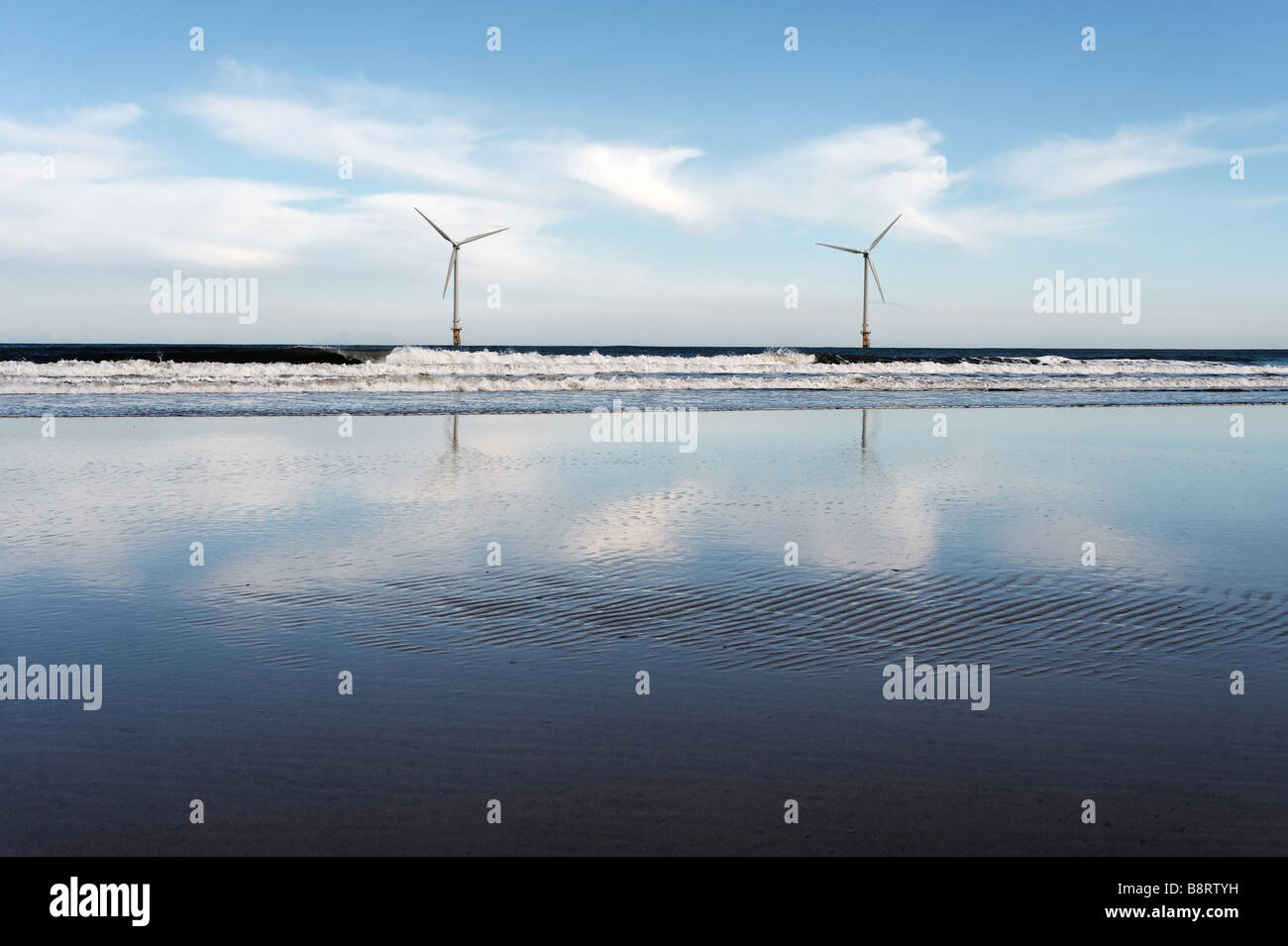 Windturbine Stockfoto