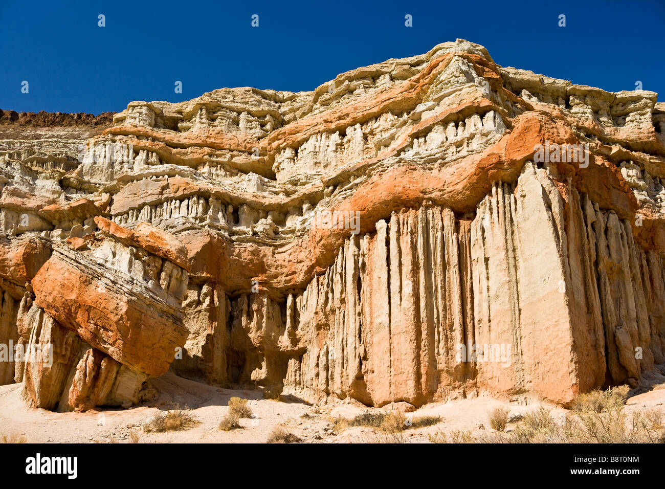 Sedimentgestein Bildung Red Rock Canyon State Park California Untied Staaten von Amerika Stockfoto