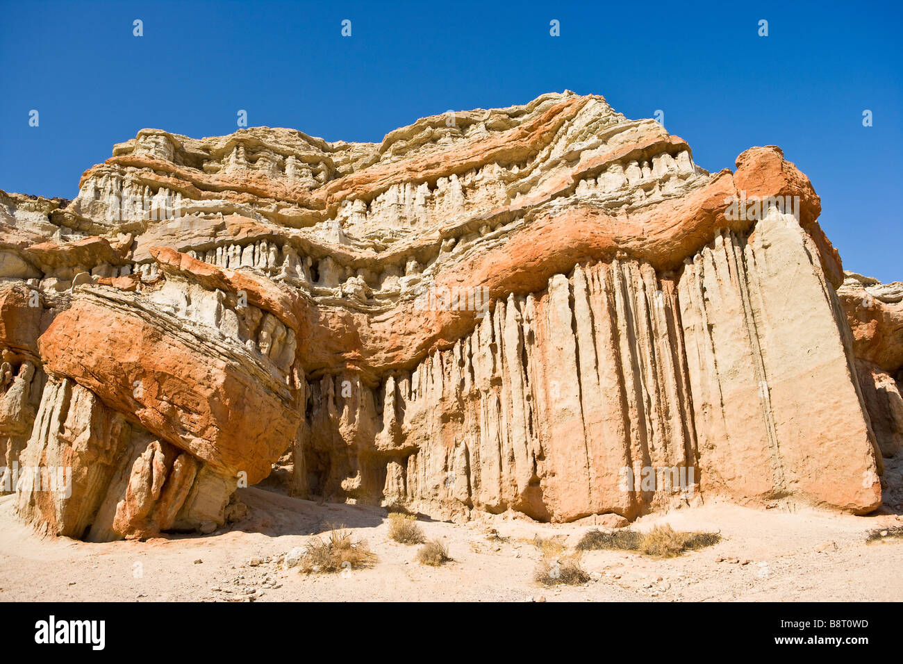 Sedimentgestein Bildung Red Rock Canyon State Park California Untied Staaten von Amerika Stockfoto