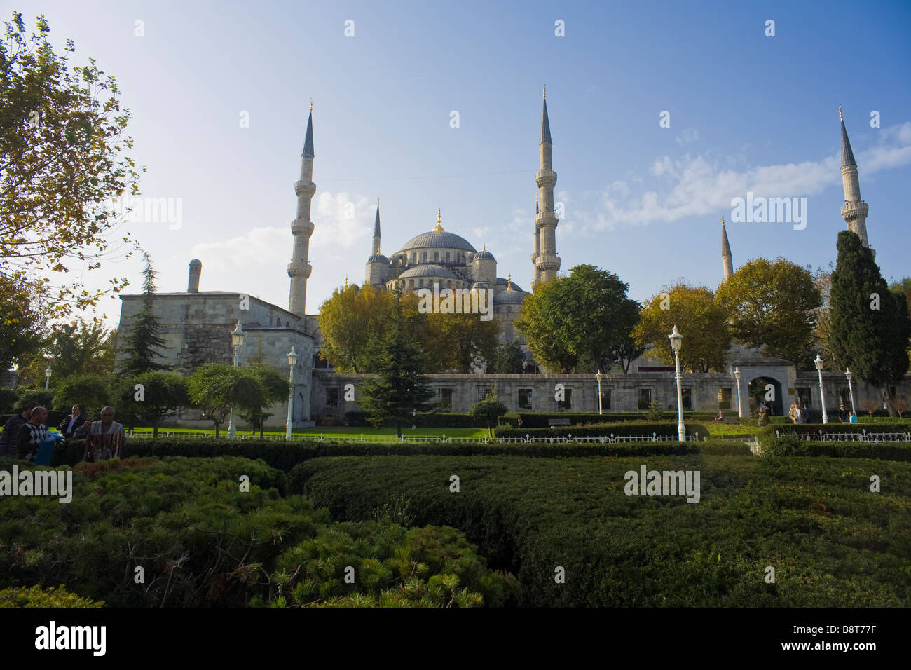 Die Sultan-Ahmed blaue Moschee in Istanbul, Türkei. Stockfoto