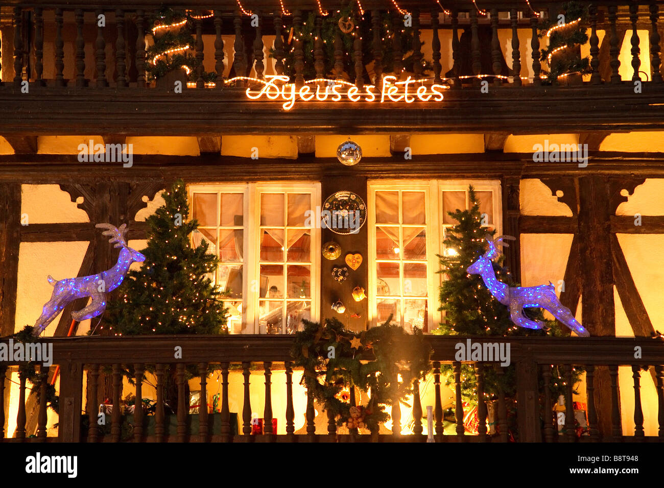 WEIHNACHTEN IN STRAßBURG FRANKREICH Stockfoto