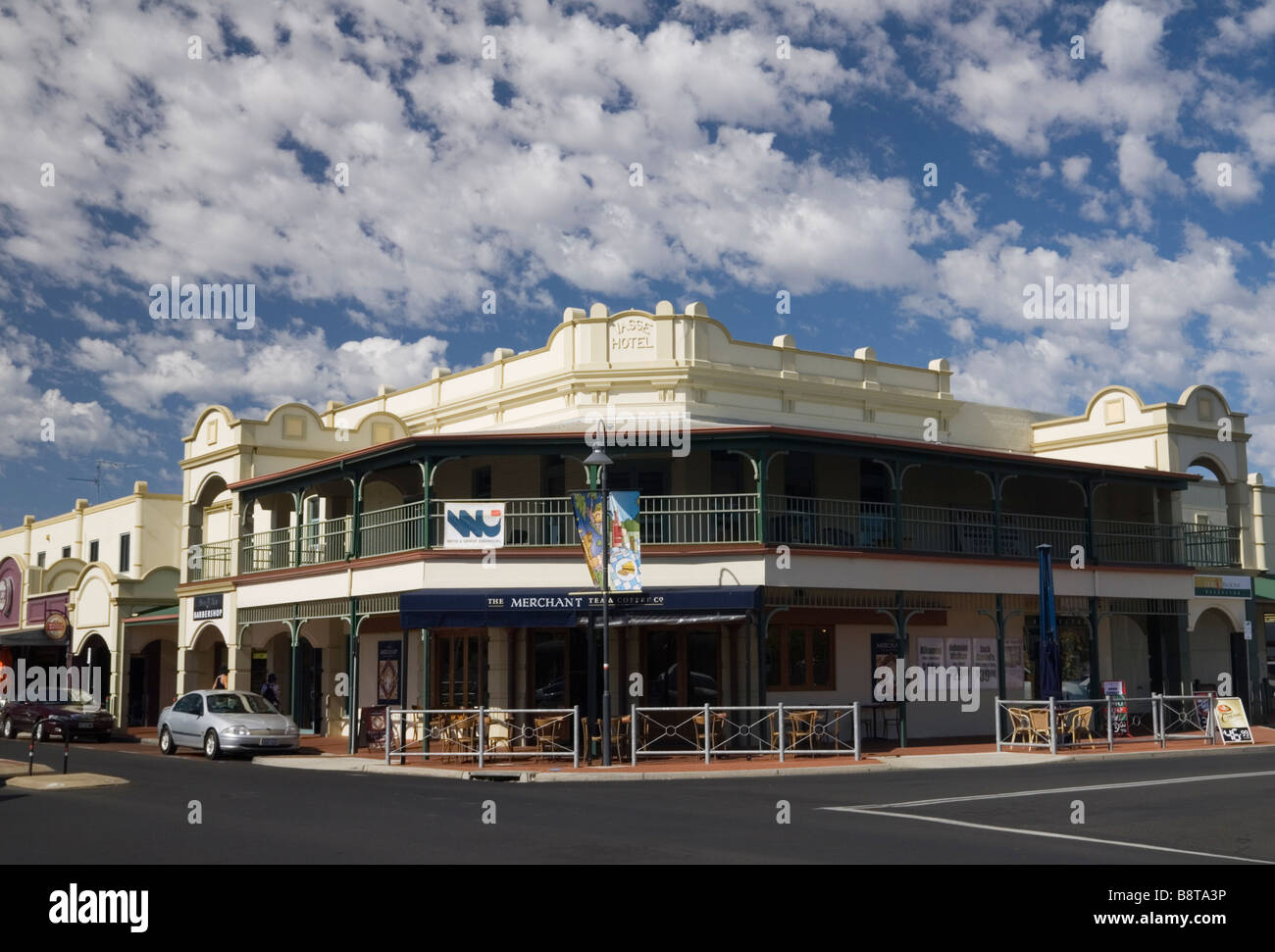 Vasse Hotel in Busselton, einem neu entwickelten Land Stadt Pub, Western Australia Stockfoto