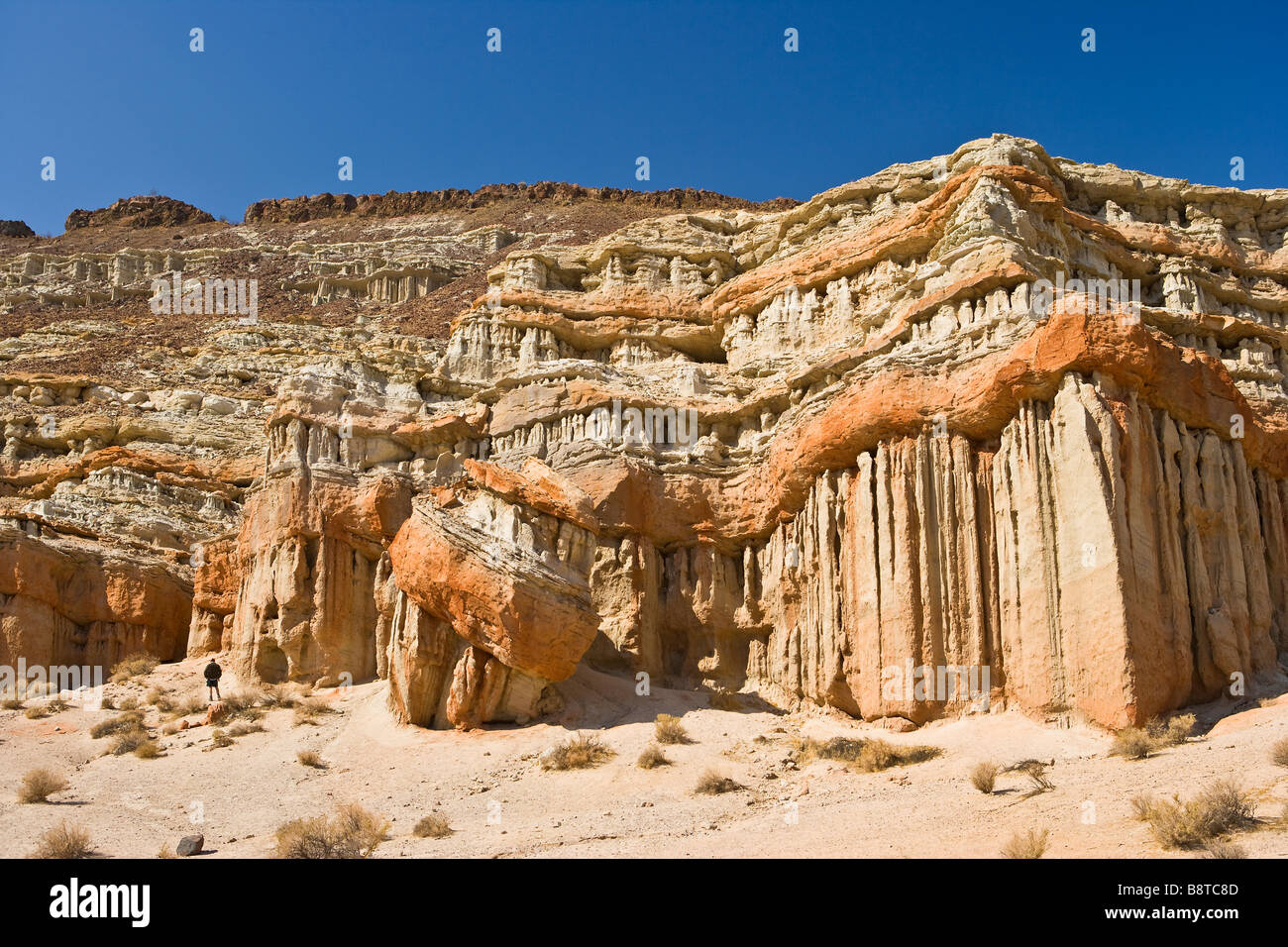 Sedimentgestein Bildung Red Rock Canyon State Park California Untied Staaten von Amerika Stockfoto