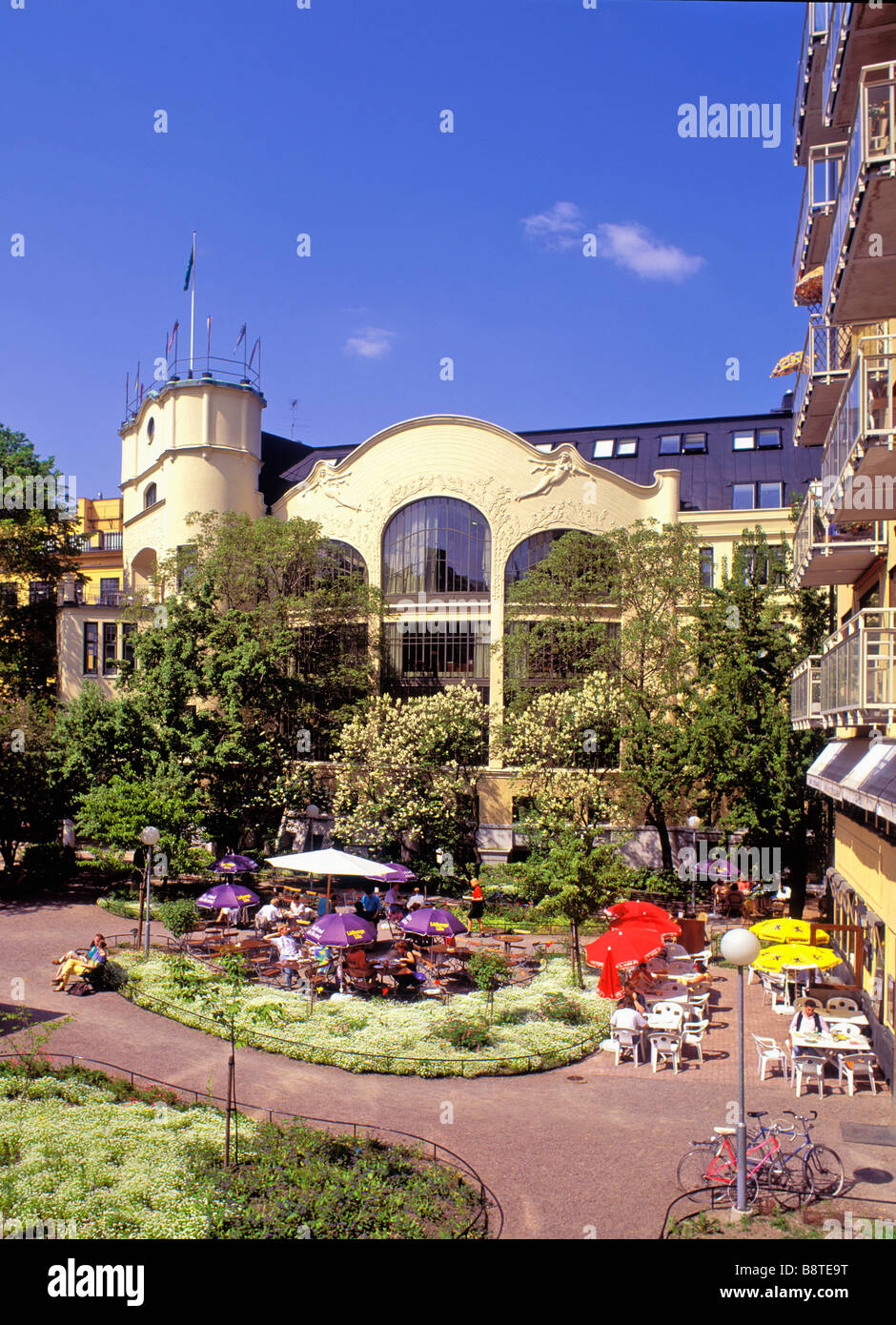 SCHWEDEN STOCKHOLM JUGENDSTIL AUßEN BADEHAUS CENTRALBADET Stockfoto