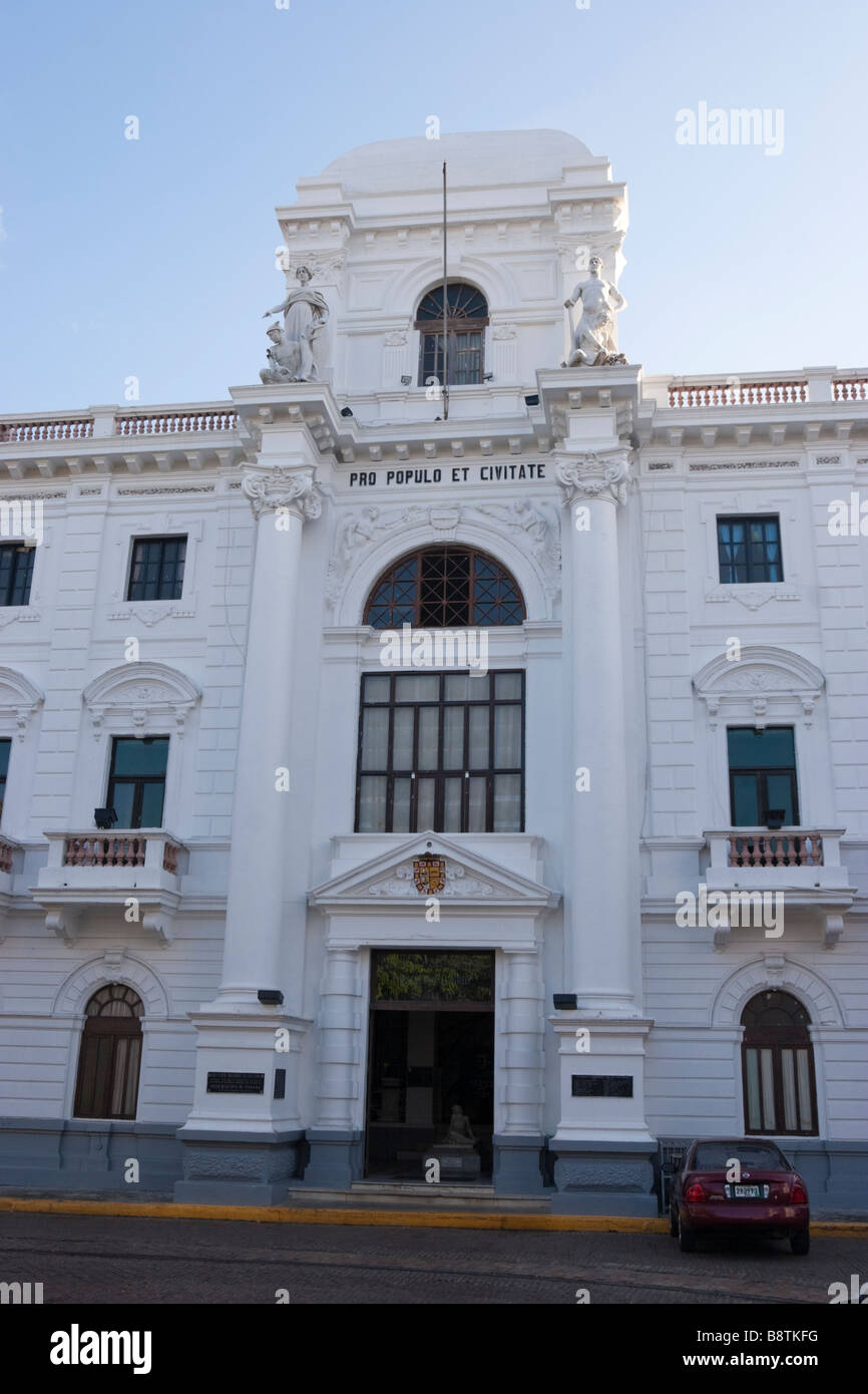 Rathaus, Altstadt, Panama City, Republik von Panama, Mittelamerika Stockfoto