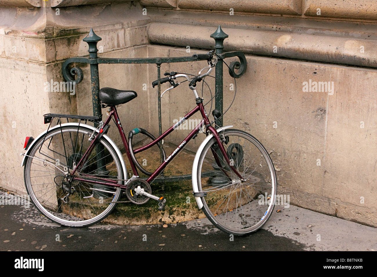 Klassische französische Fahrrad Stockfoto