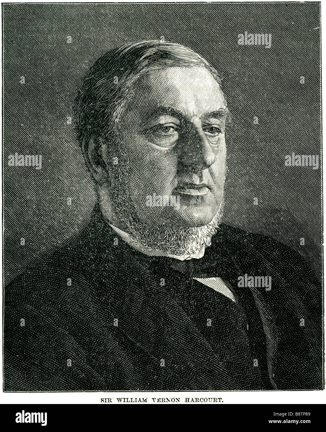 Sir William George Granville Venables Vernon Harcourt 1827 1904 britischer Jurist Journalist liberale Staatsmann Stockfoto