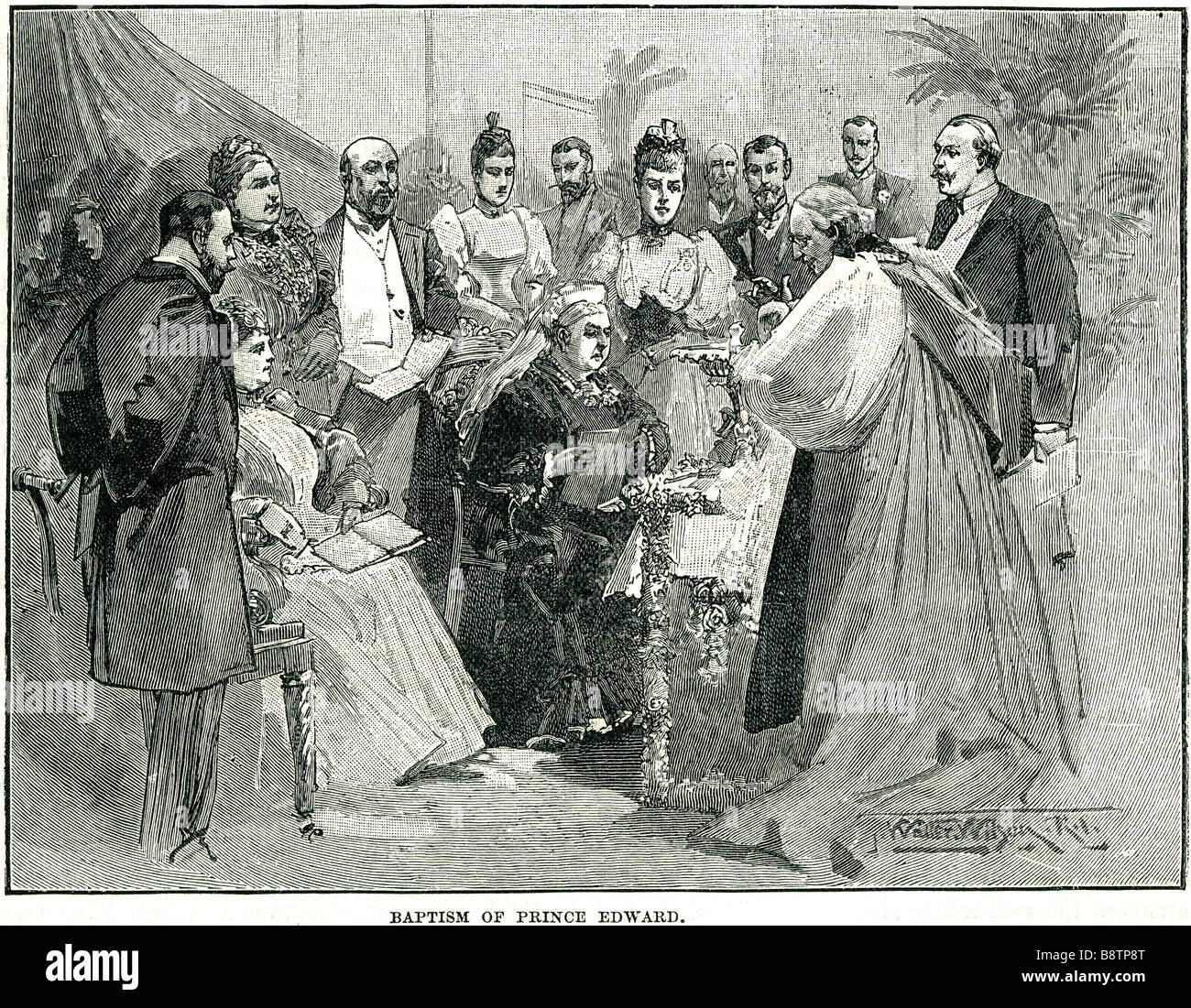 Taufe von edward albert christian andrew patrick david Fotos und