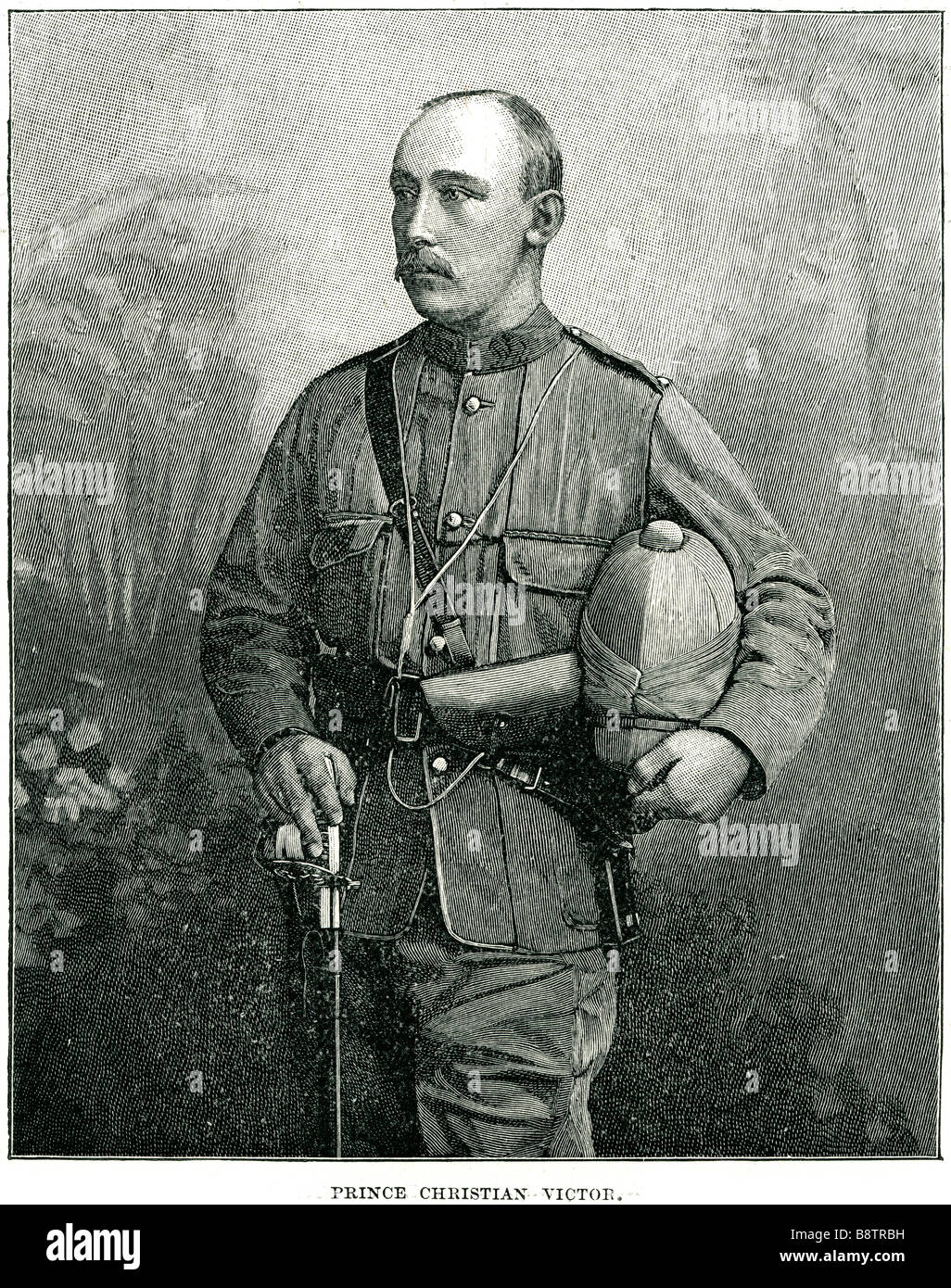 Prinz Christian Victor Prinz Christian Victor von Schleswig-Holstein (Christian Victor Albert Ludwig Ernst Anton, 14. April 1867 Stockfoto