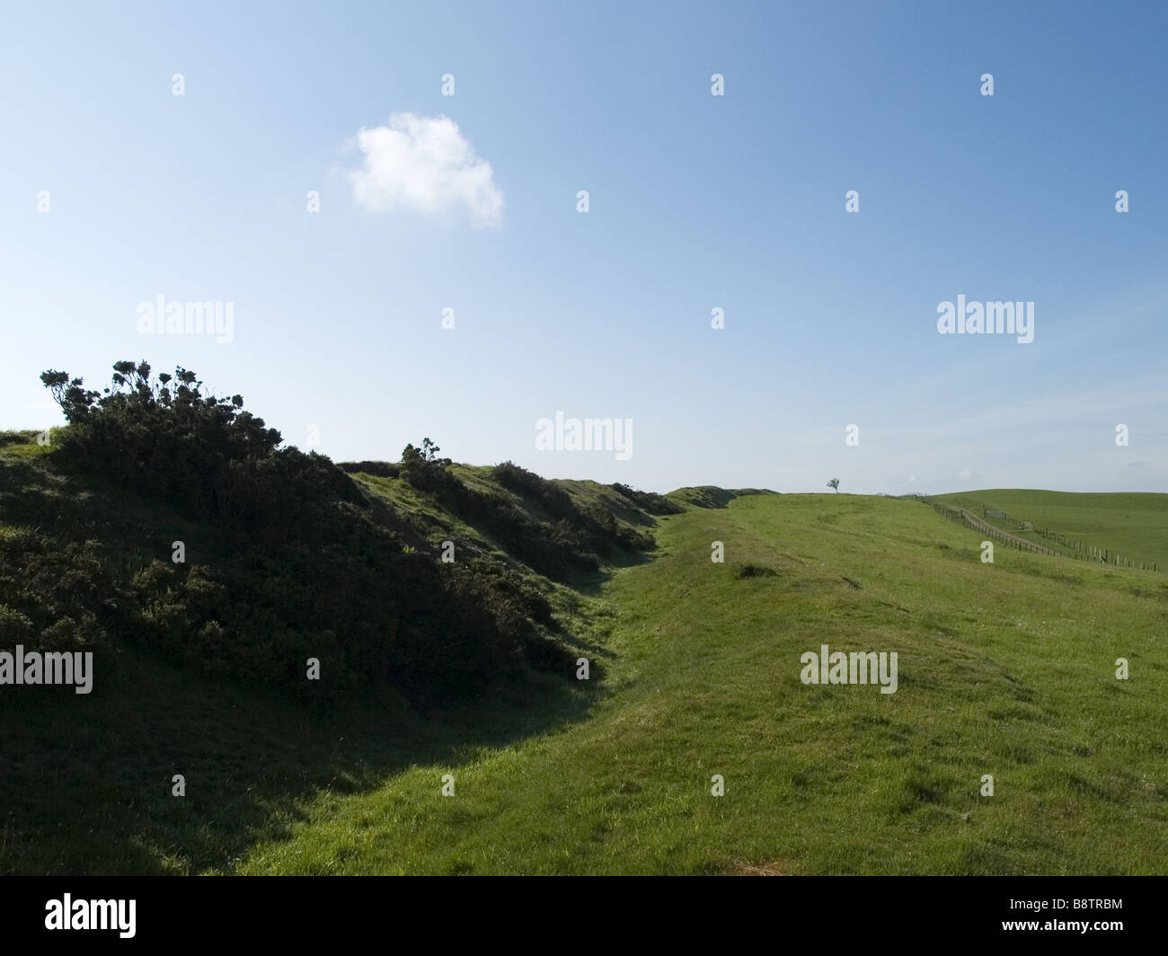 Offa s Dyke Llanfair Hill Shropshire England UK Stockfoto