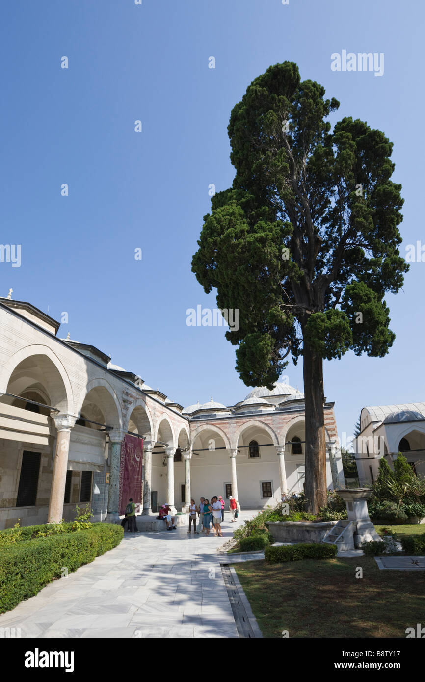 Dritten Hof des Topkapi-Palast-Istanbul-Türkei Stockfoto