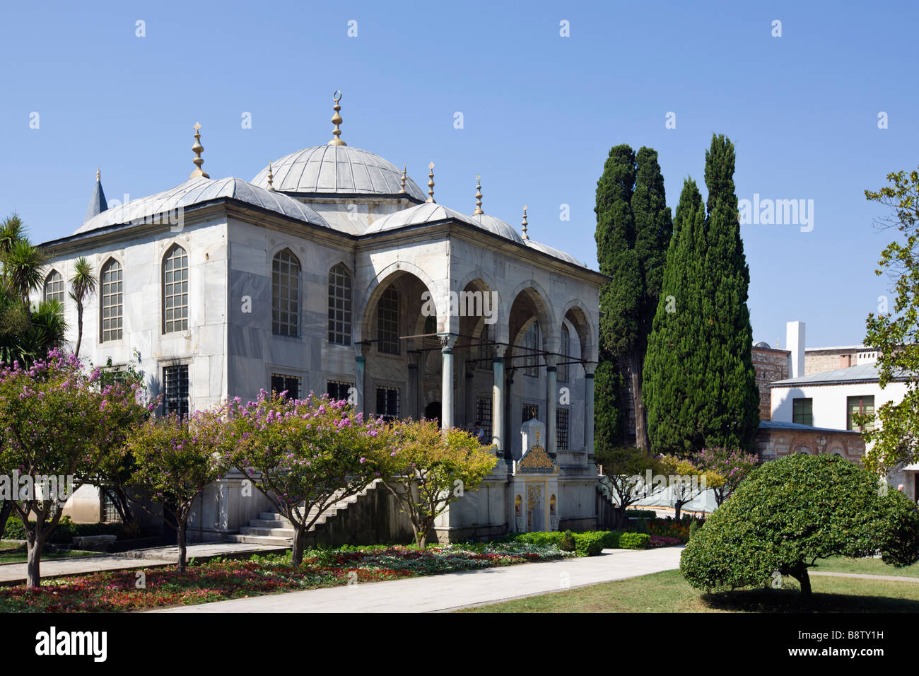 Bibliothek von Ahmed III am Topkapi Palast Istanbul Türkei Stockfoto
