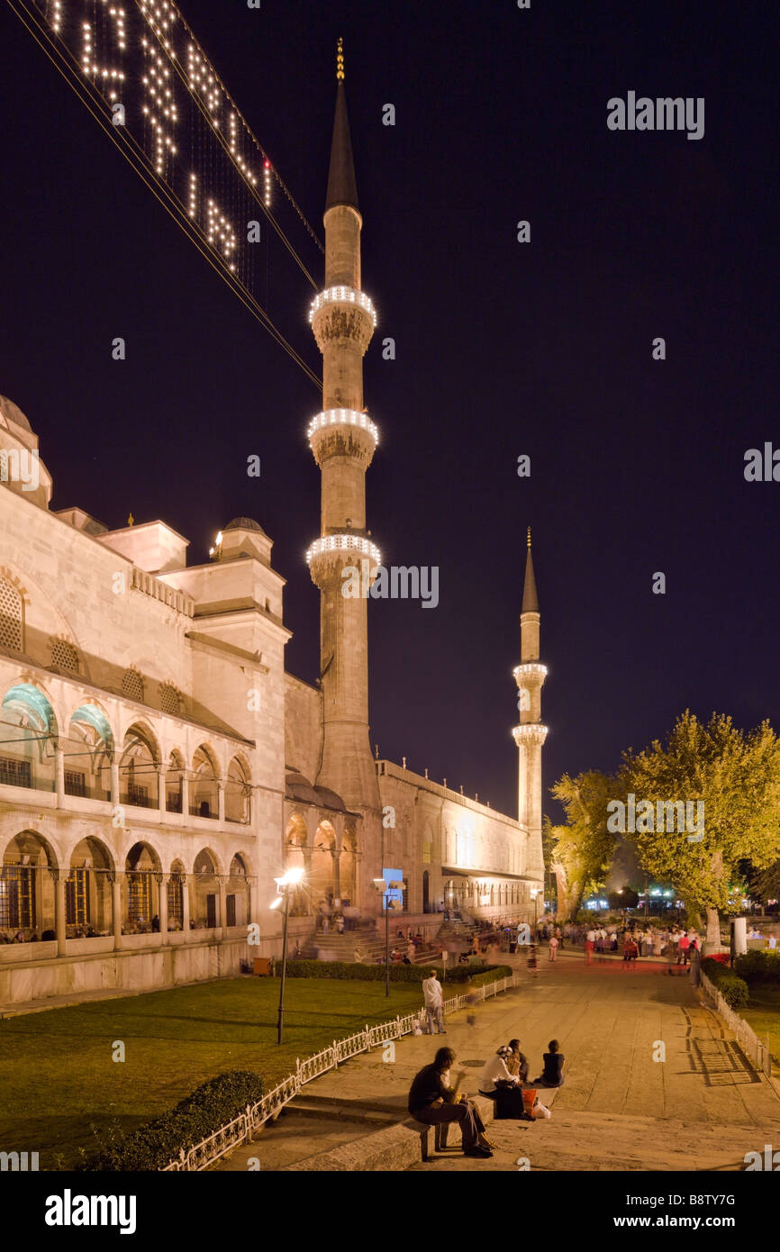 Sultan-Ahmed-Moschee-blaue Moschee-Istanbul-Türkei Stockfoto