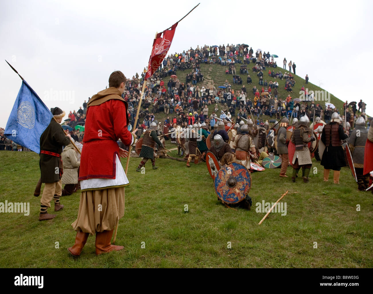 Polen Krakau das traditionelle Ostern benutzerdefinierte Rekawka Stockfoto