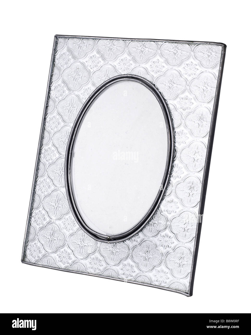 Glas-Bilderrahmen Stockfoto