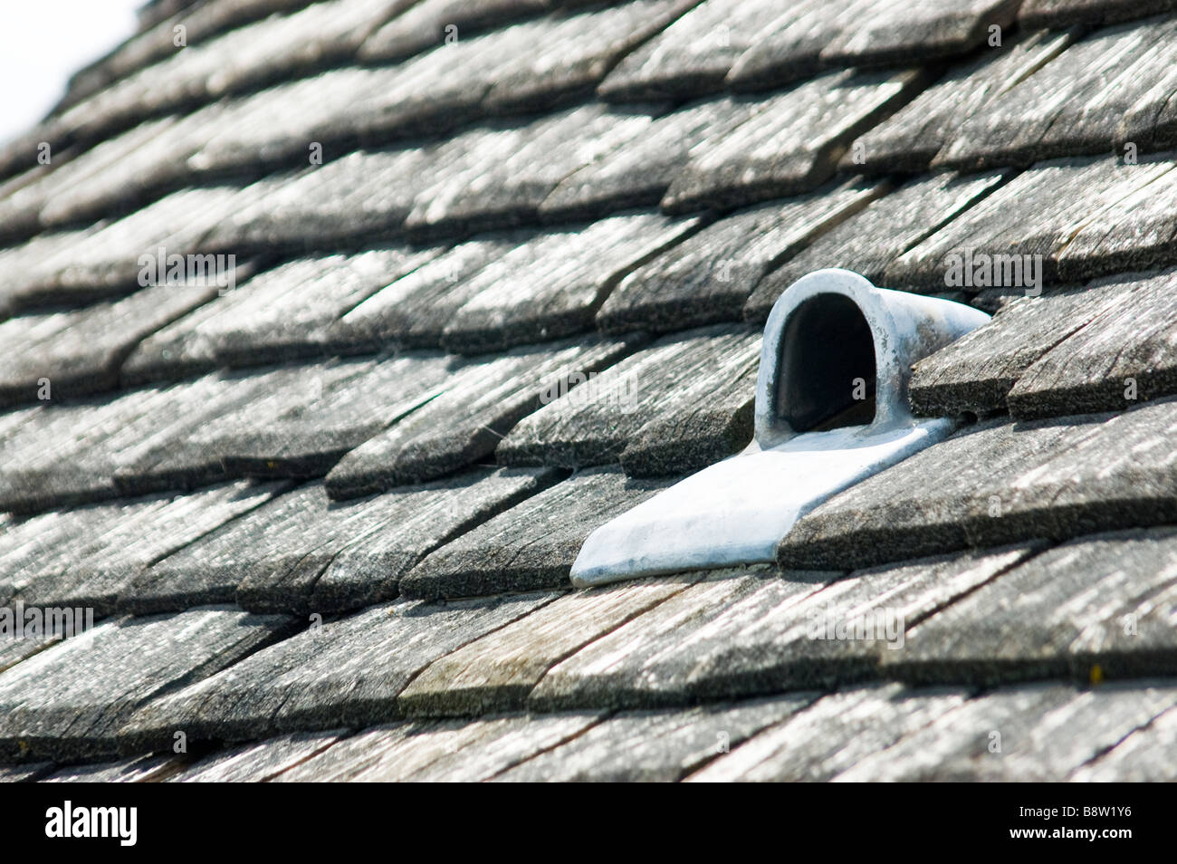 Dach-Vent Mont San Michel Stockfoto