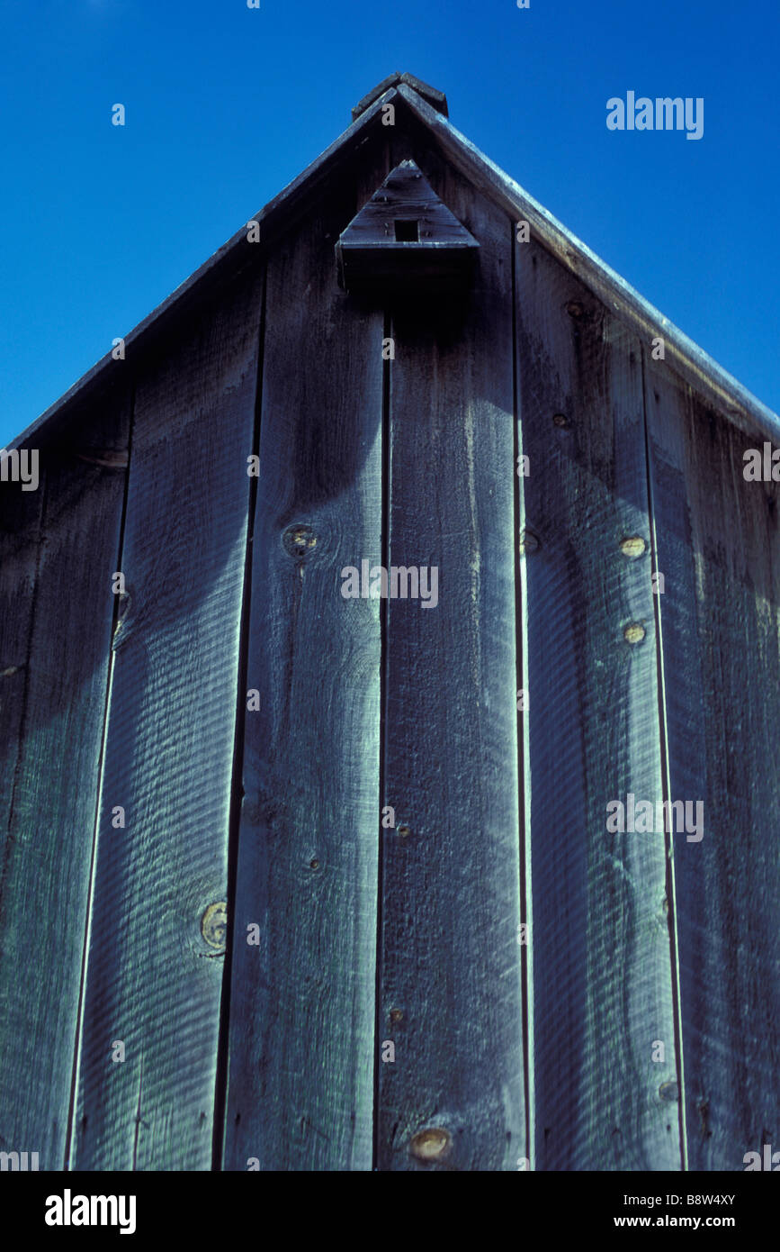 Vogelhaus auf Scheune Stockfoto