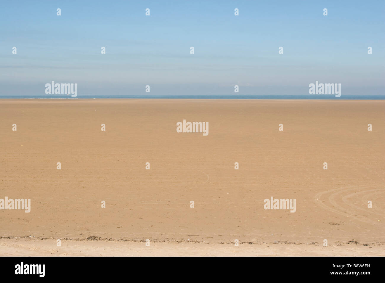 Strand in der Region Pas-de-Calais, Frankreich Stockfoto