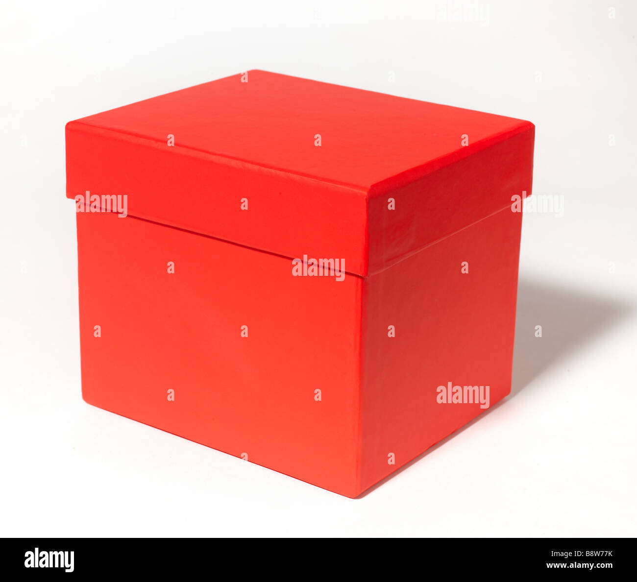 Rotes Geschenk Box Geschenk Stockfoto