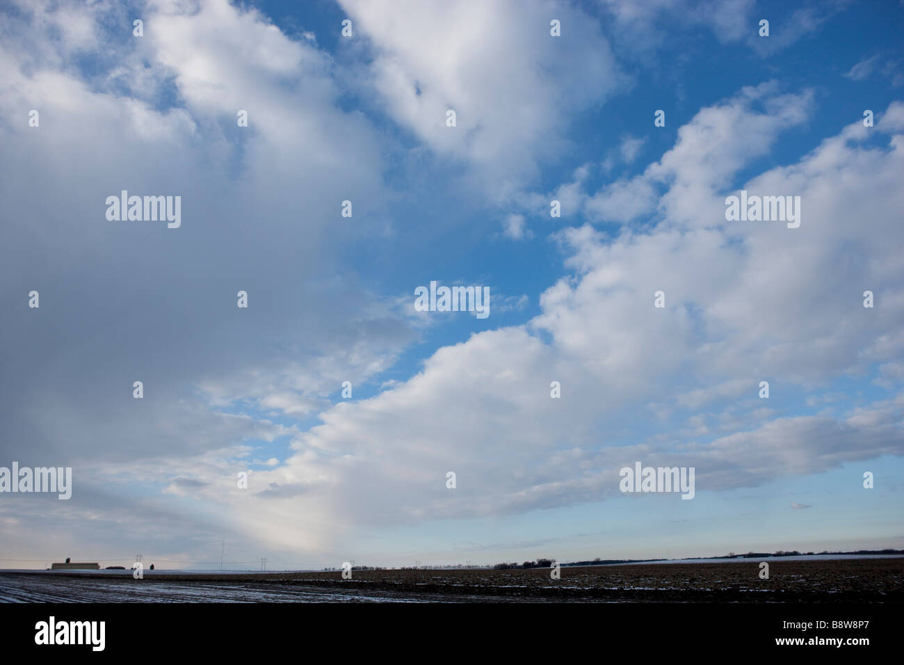 Bewölkter Himmel Stockfoto