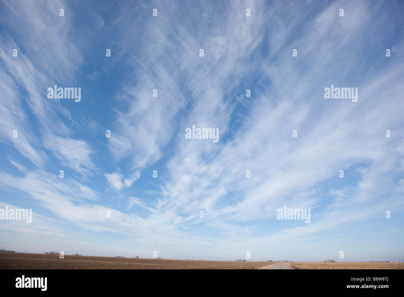 Bewölkter Himmel Stockfoto