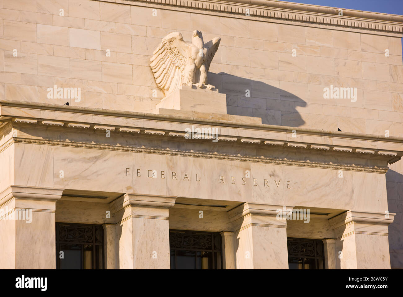 WASHINGTON DC USA United States Federal Reserve Bank Gebäude Stockfoto