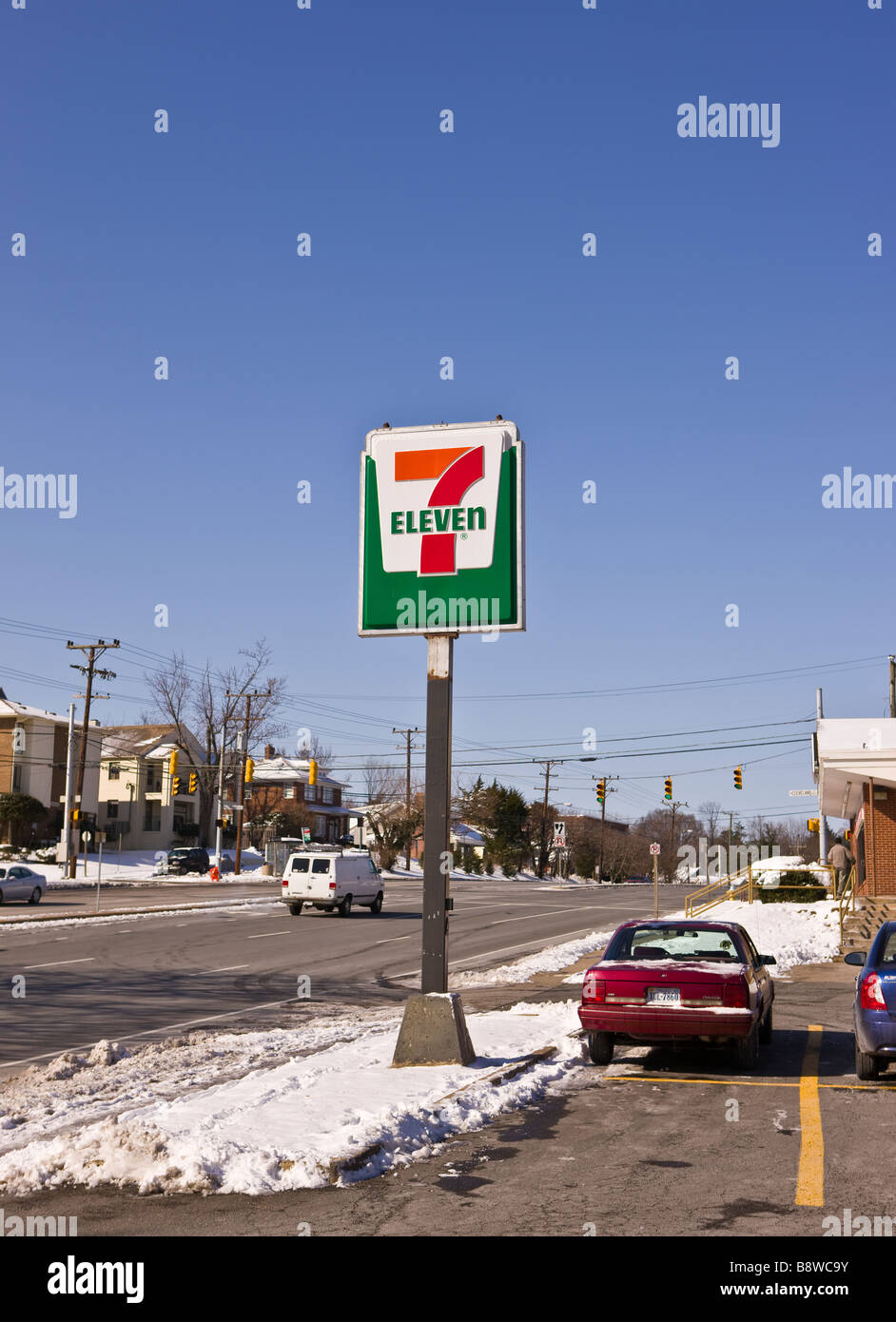 ARLINGTON VIRGINIA USA 7 elf Zeichen Stockfoto